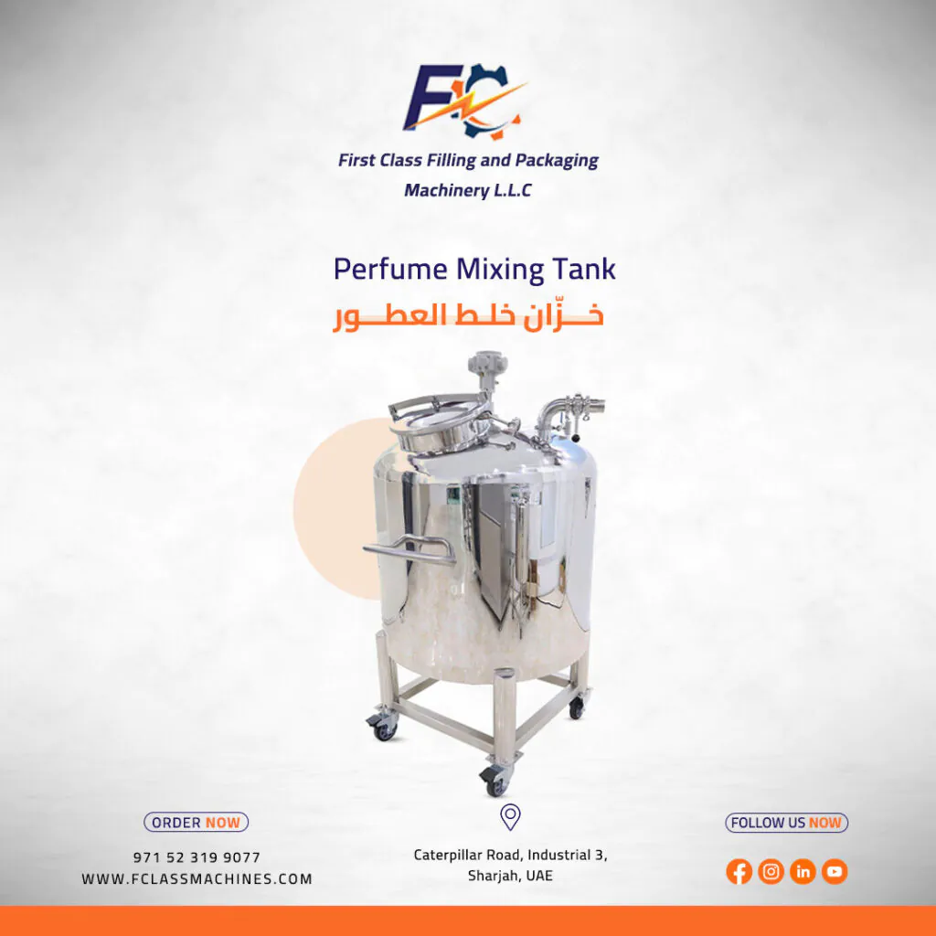 Perfume Mixing Tank in Dubai