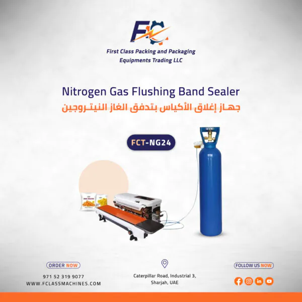 Nitrogen Gas Flushing Bag Sealing Machine in Dubai