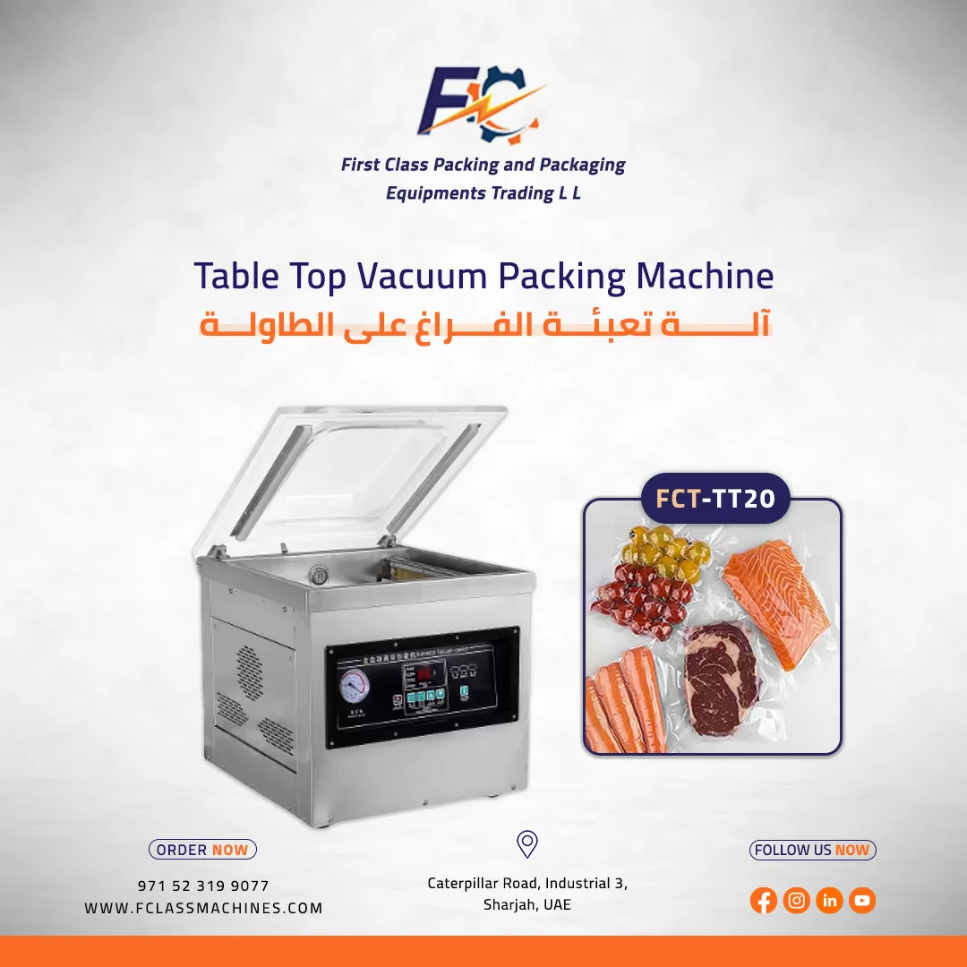 Table Top Vacuum Packing Machine FCT-TT20