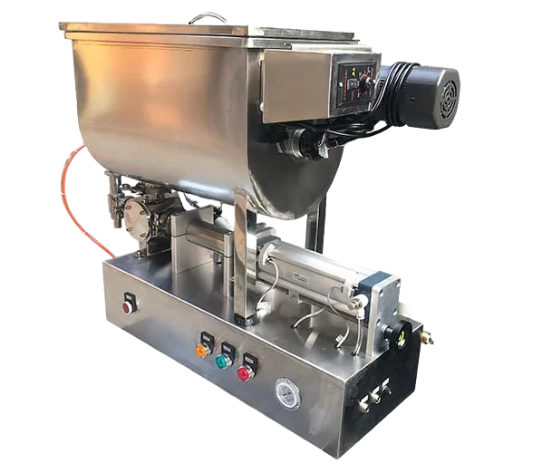 Semi Automatic Cream Filling Machine With Mixing Tank