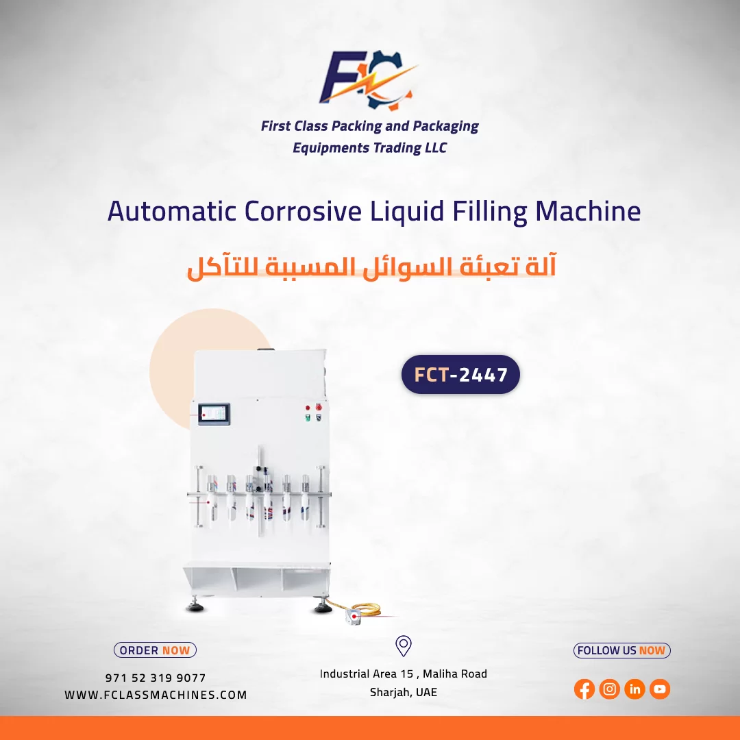 Automatic Corrosive Liquid Filling Machine In dubai