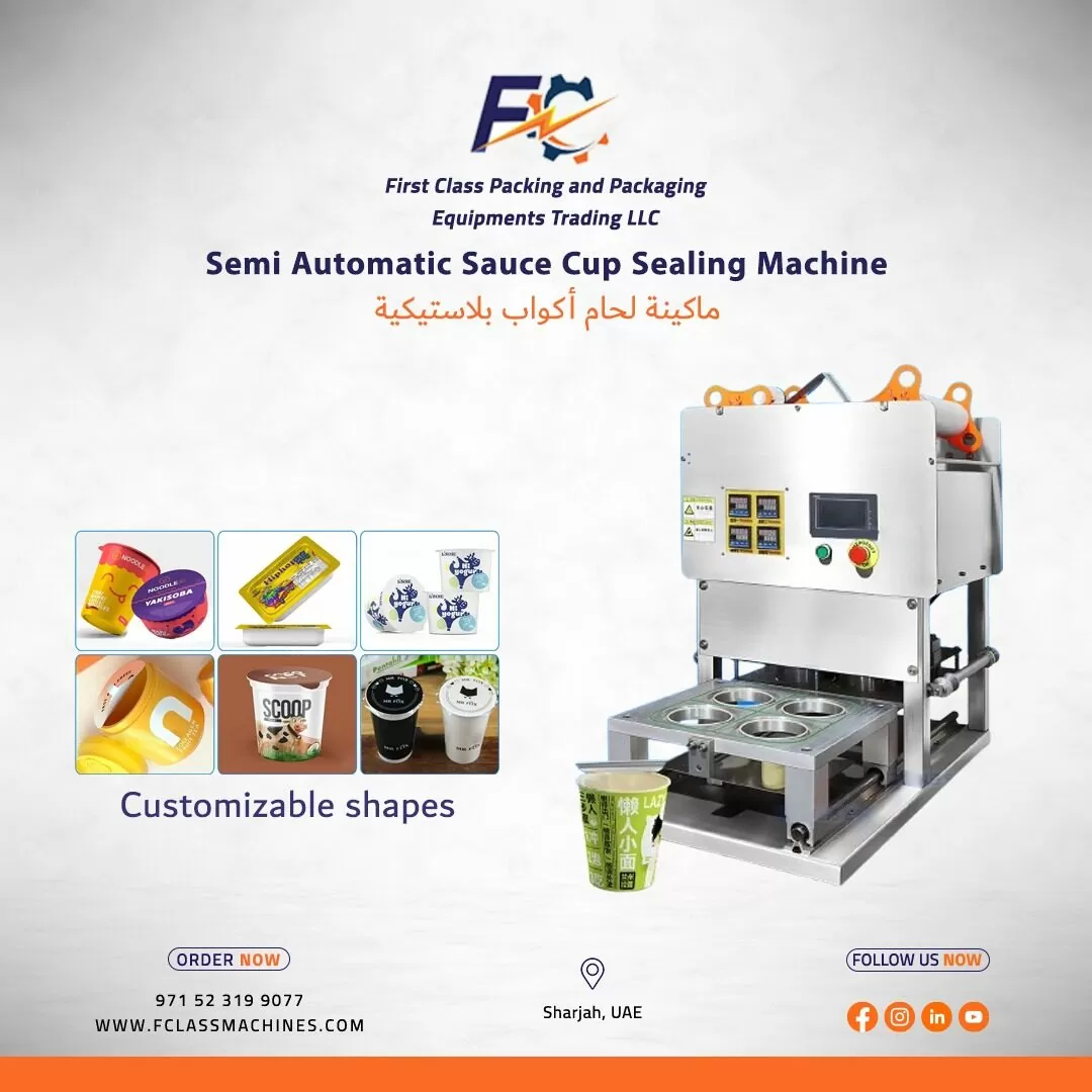 Sauce Cup Sealing Machine in Dubai