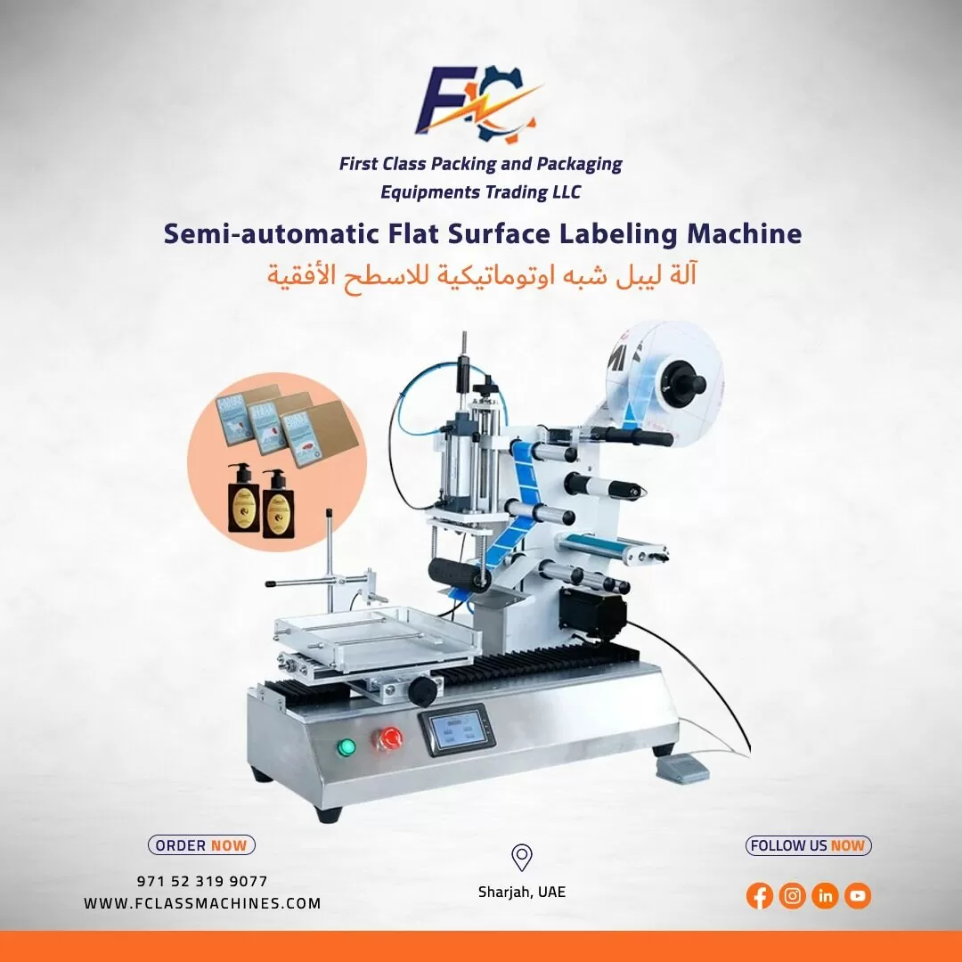 Semi-automatic Flat Surface Labeling Machine In Dubai