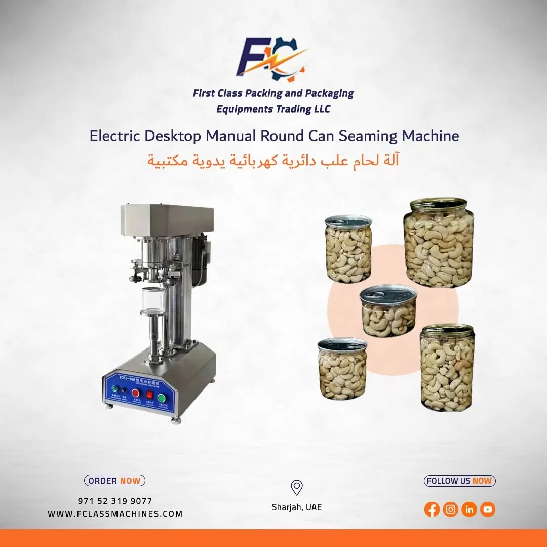 Electric Desktop Manual Round Can Seaming Machine In Dubai