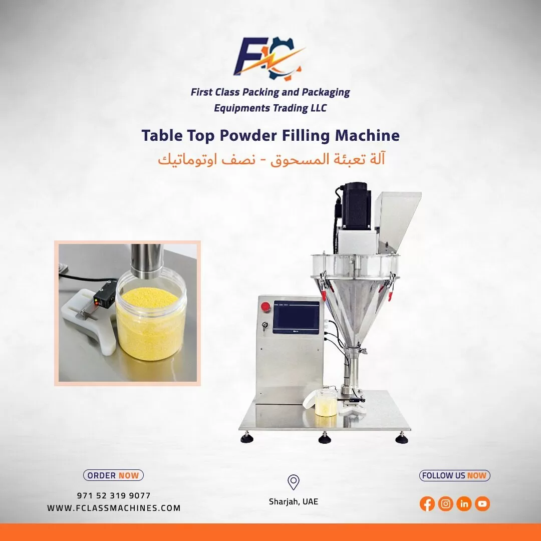 Table Top Powder Filling Machine In Dubai