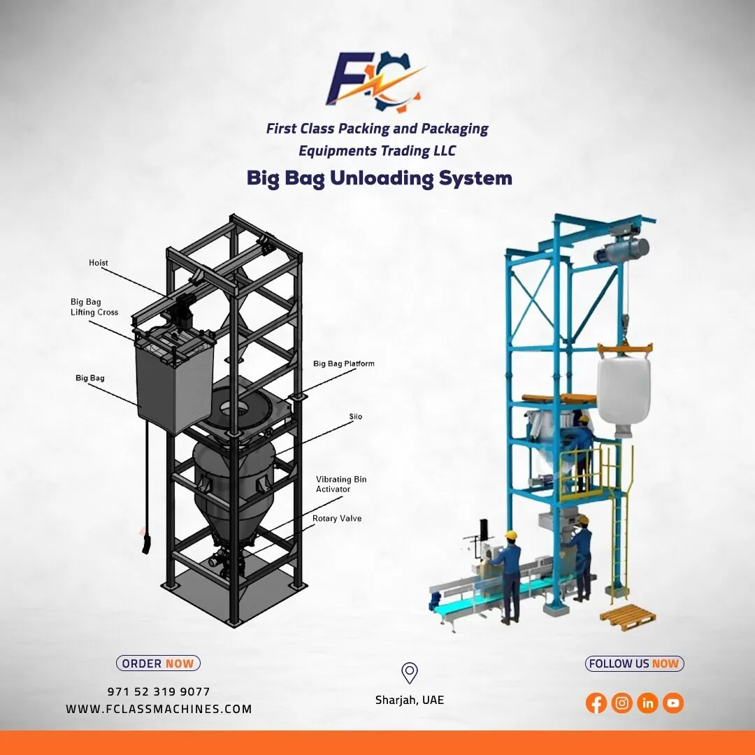 BIG BAG UNLOADING STATION IN DUBAI