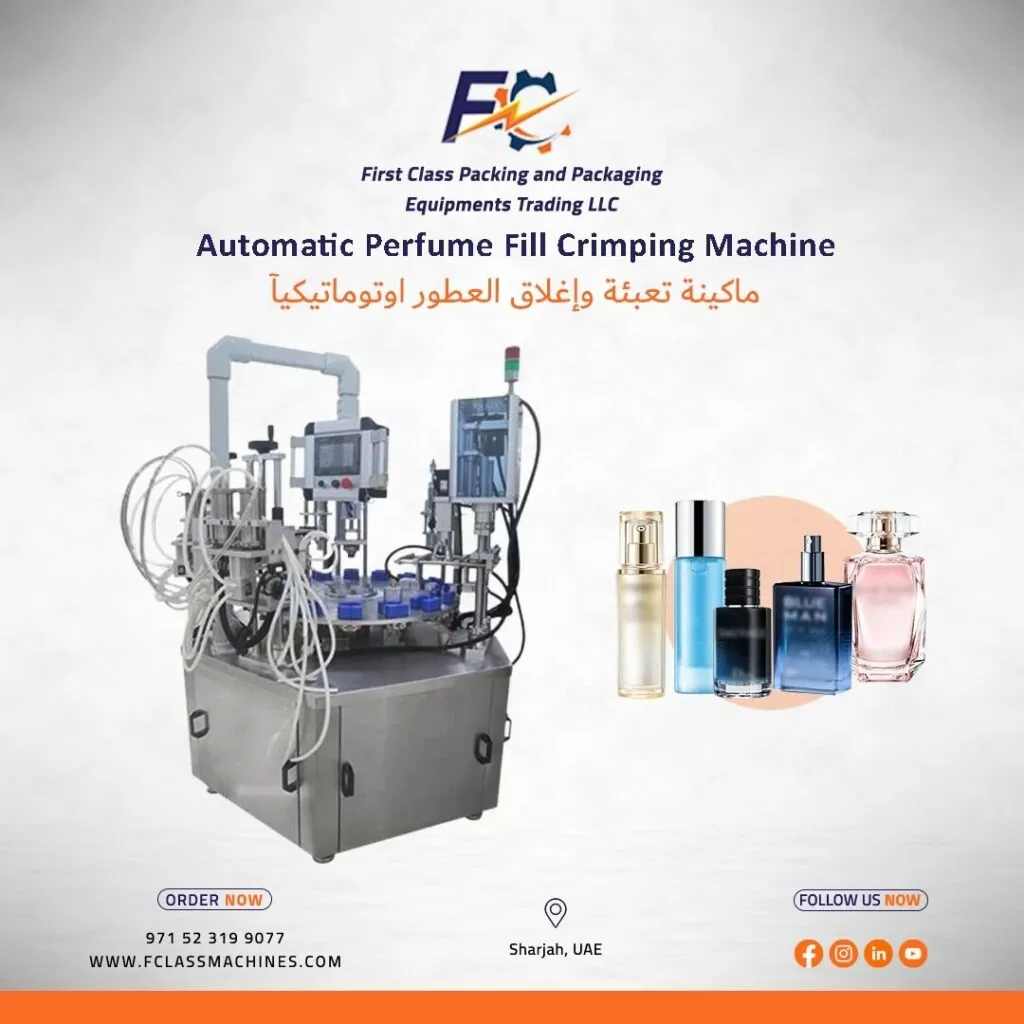 Automatic Perfume Fill Crimping Machine