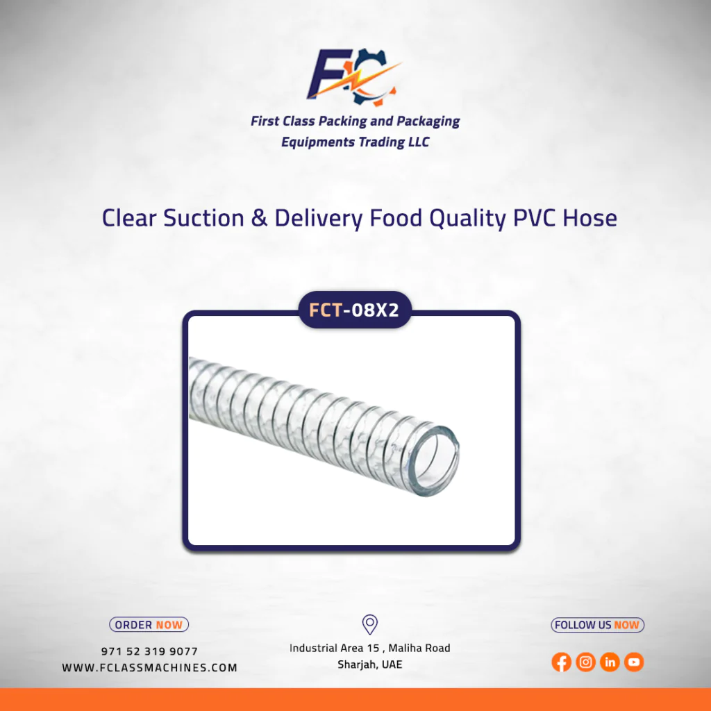 Delivery Food Quality PVC Hose In Dubai