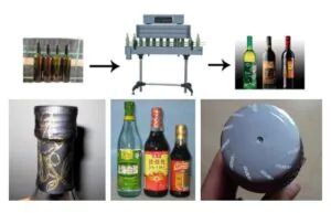 Automatic Bottle Cap Label Shrink Tunnel
