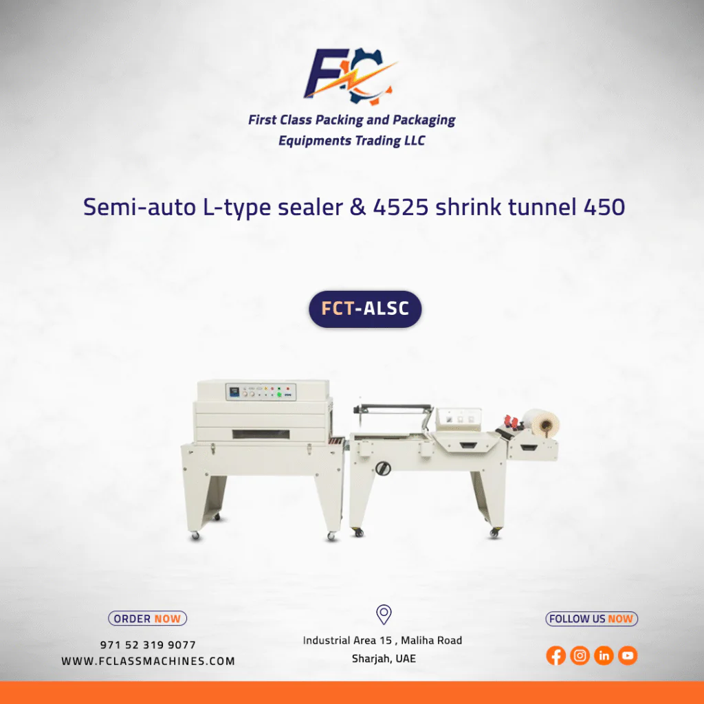 450 Semi Automatic Shrink Packing Machine in Dubai