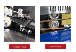 Nitrogen Gas Flushing Bag Sealing Machine